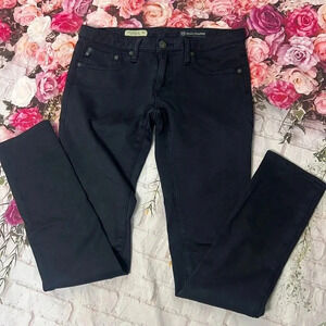 AG Adriano Goldschmied navy blue skinny low rise jeggings size 27